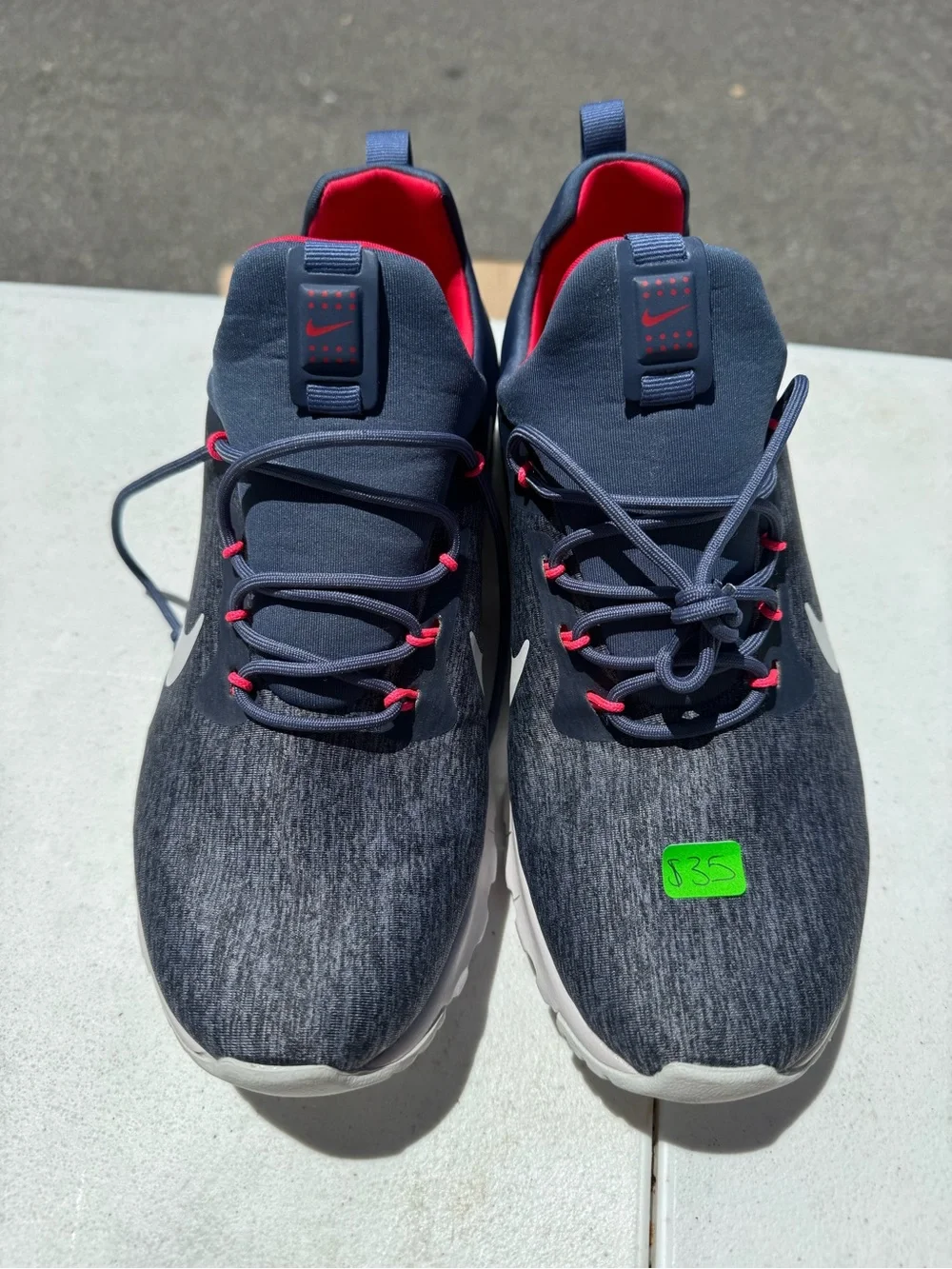 Nike Women's Navy and Pink Athletic Sneakers